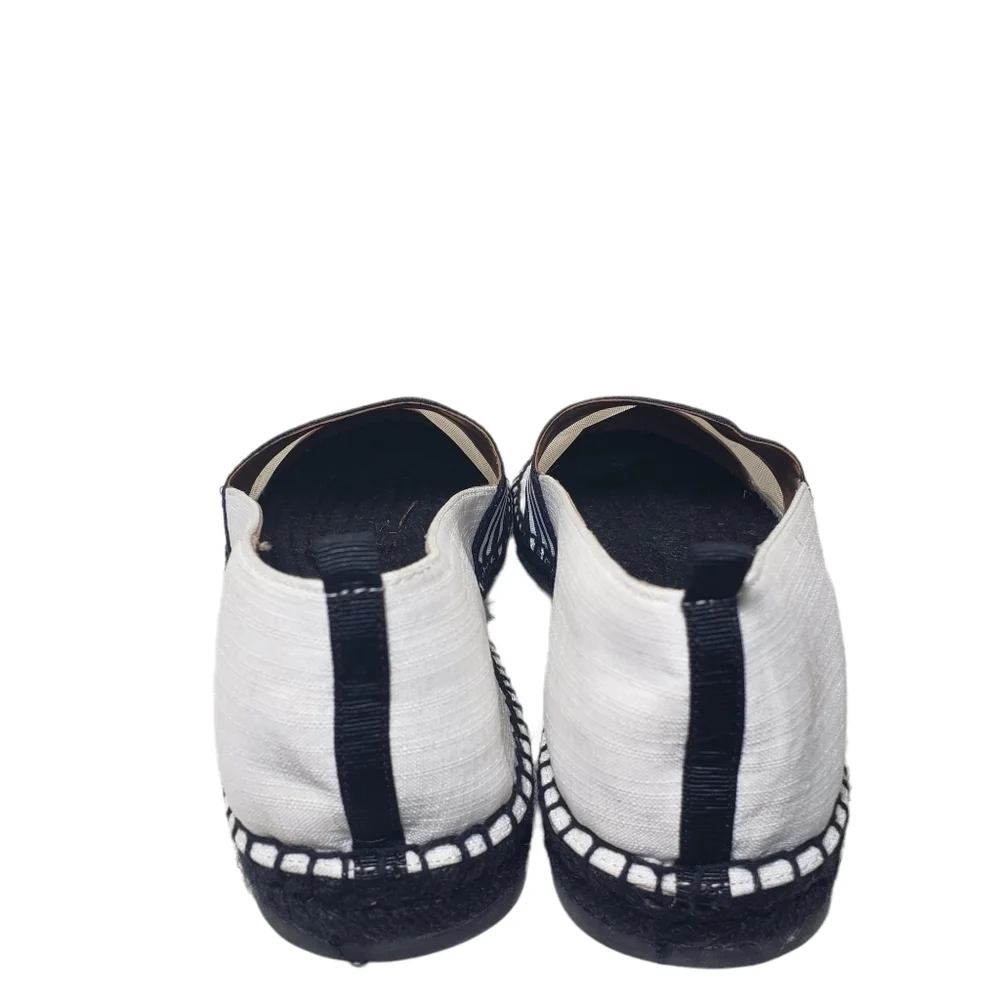 Zac Posen VIDA White Woven Slip On Espadrilles Sz 10M